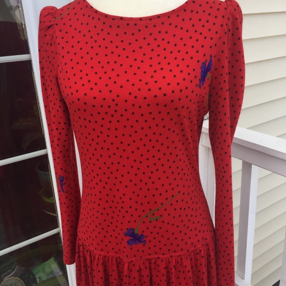 Vintage drop waist Dress. size 12 - Picture 2 of 10